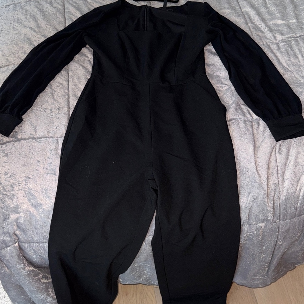 BCBGMaxAzria Classic Black Jumpsuit